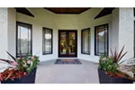 Prairie House Plan Front Porch Photo - Forest Path Luxury Home 055S-0105 - Search House Plans and More
