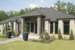 Prairie House Plan Front Photo 03 - Forest Path Luxury Home 055S-0105 - Search House Plans and More