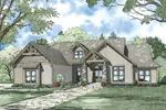 Luxury House Plan Front of Home - Falcon Creek Luxury Home 055S-0111 - Search House Plans and More