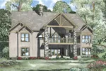 Luxury House Plan Color Image of House - Falcon Creek Luxury Home 055S-0111 - Search House Plans and More
