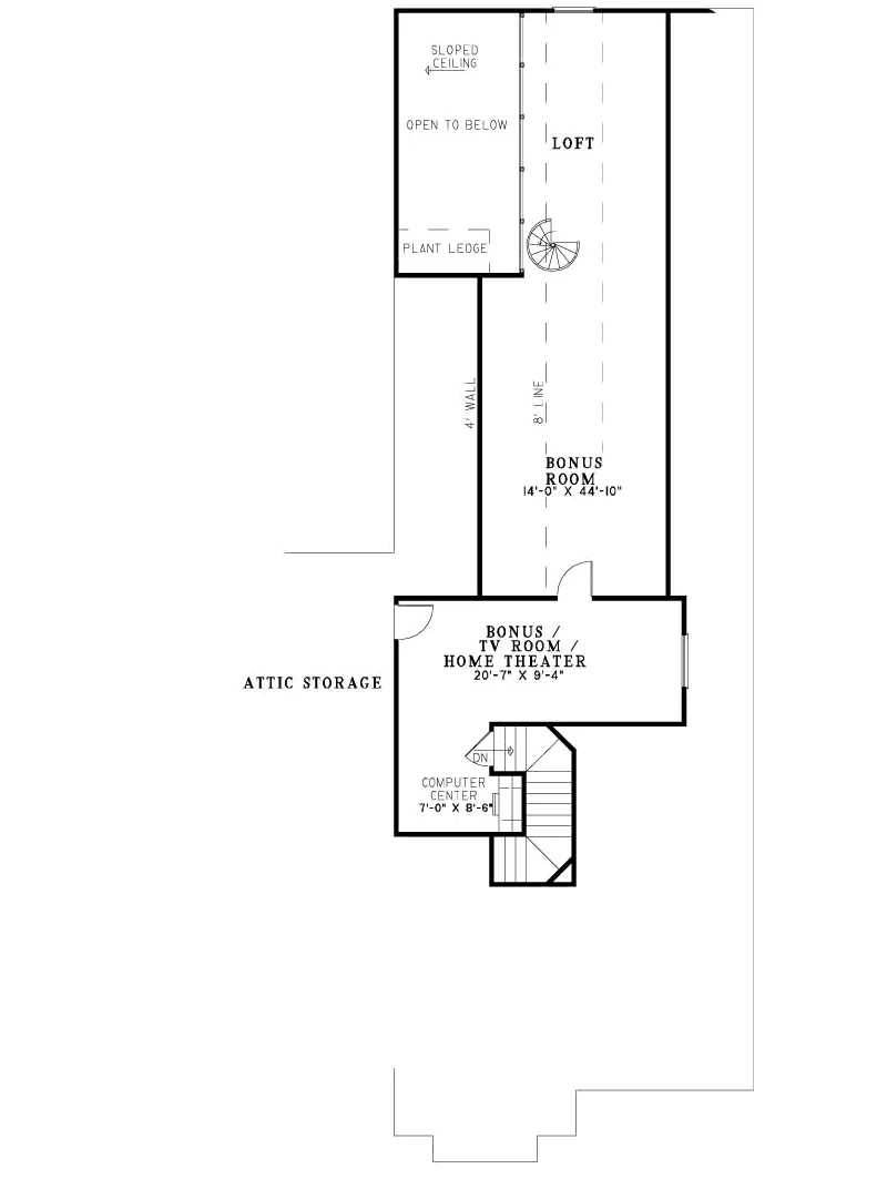 Arts & Crafts House Plan Second Floor - Haldane Rustic Luxury Home 055S-0116 - Search House Plans and More