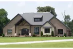 Luxury House Plan Front of Home - Haldane Rustic Luxury Home 055S-0116 - Search House Plans and More