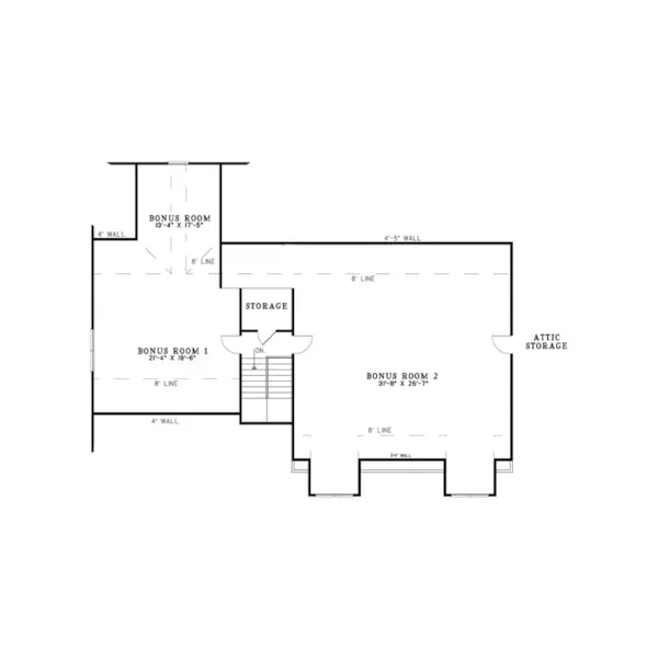 Arts & Crafts House Plan Second Floor - Masterson Manor Luxury Home 055S-0117 - Shop House Plans and More