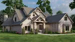 Craftsman House Plan Front of Home - Neidgringhaus Luxury Home 055S-0118 - Shop House Plans and More