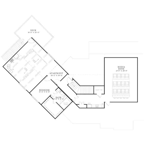 European House Plan Second Floor - Niehaus Place European Home 055S-0123 - Shop House Plans and More