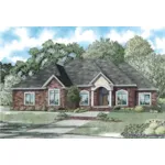 Southern House Plan Front of House 055S-0124