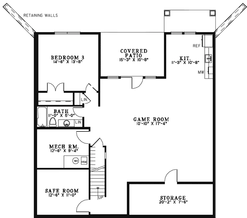 Luxury House Plan Lower Level Floor - Raintree Manor Luxury Home 055S-0125 - Shop House Plans and More