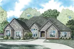 European House Plan Front Image - Waringford Traditional Home 055S-0127 - Shop House Plans and More