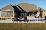 Country French House Plan Rear Photo 01 - Waringford Traditional Home 055S-0127 - Shop House Plans and More