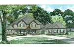 Luxury House Plan Front of Home - 055S-0128 | House Plans and More