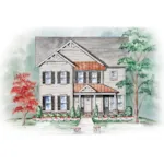 Farmhouse Plan Front Image - Shandwick Country Farmhouse 056D-0002 - Shop House Plans and More