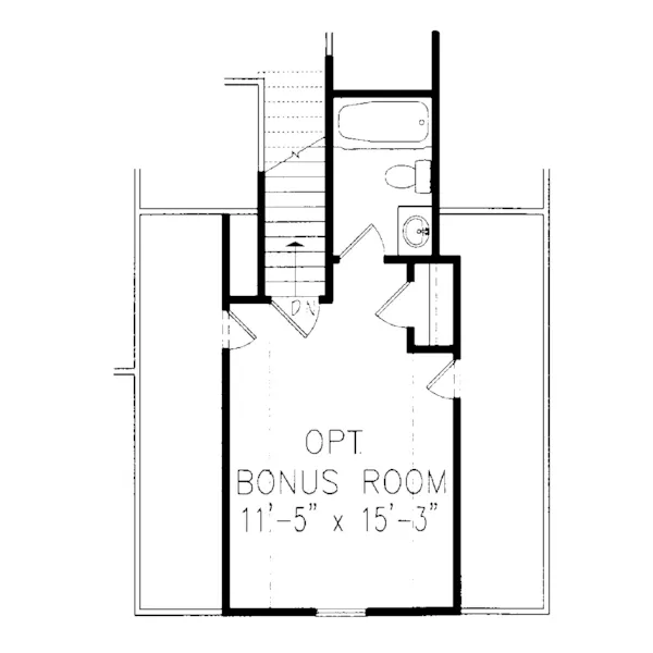 Ranch House Plan Second Floor - McCandless Ranch Home 056D-0007 - Shop House Plans and More