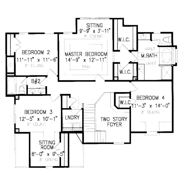 Country House Plan Second Floor - Fairbrook Country Farmhouse 056D-0012 - Search House Plans and More