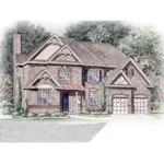 Traditional House Plan Front Image - Aldo Traditional Home 056D-0016 - Search House Plans and More