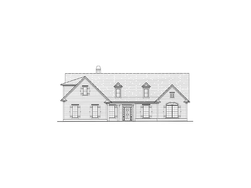 Ranch House Plan Front Image - 056D-0044 - Shop House Plans and More