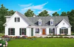 Traditional House Plan Front of House 056D-0044