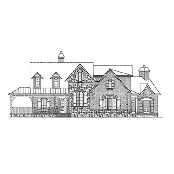 Country House Plan Front Image of House - La Belle Place European Home 056D-0045 - Shop House Plans and More