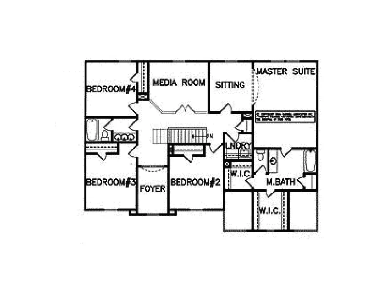 Traditional House Plan Second Floor - Durban Hill Greek Revival Home 056D-0048 - Search House Plans and More