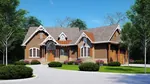 Country House Plan Front of House 056D-0074