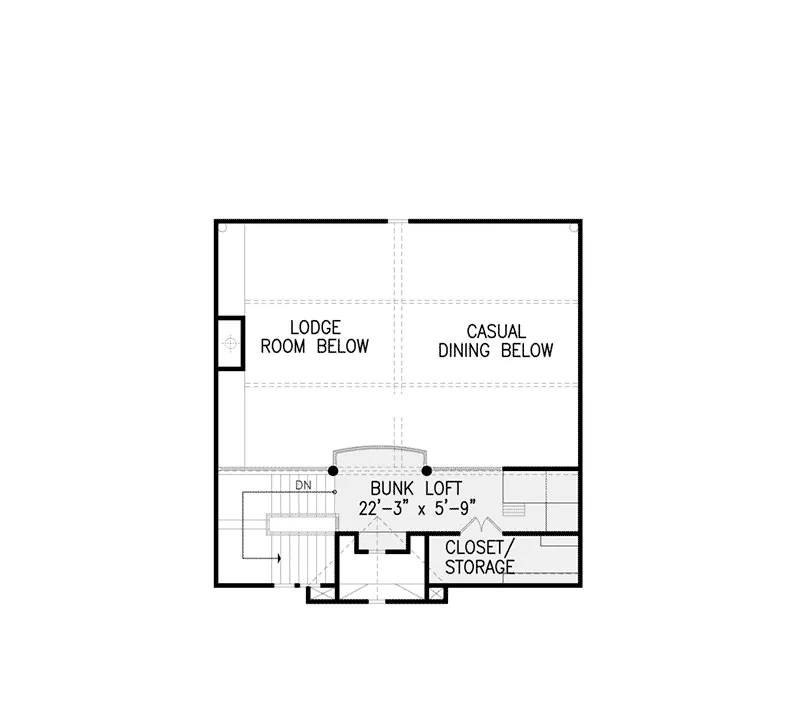 Country House Plan Second Floor - 056D-0080 - Shop House Plans and More
