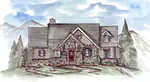 Country House Plan Front of House 056D-0080