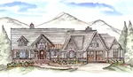 Mountain House Plan Front of House 056D-0083