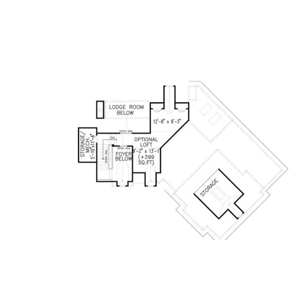 Craftsman House Plan Second Floor - Favian European Home 056D-0084 - Search House Plans and More