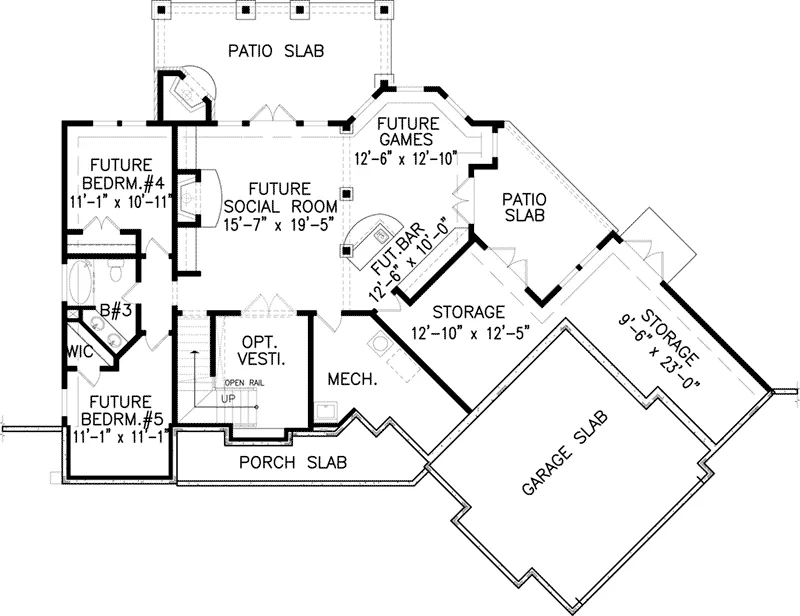 Rustic House Plan Optional Lower Level - Favian European Home 056D-0084 - Search House Plans and More