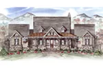Cabin & Cottage House Plan Front of House 056D-0085