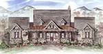 Cabin & Cottage House Plan Front of Home - Morgan Ridge European Home 056D-0085 - Shop House Plans and More