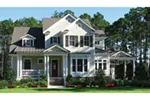 Country House Plan Front of Home - 056D-0088 - Shop House Plans and More