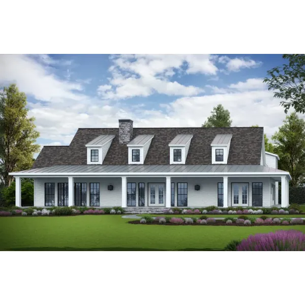 Shingle House Plan Front of Home - Hobson Lane Modern Farmhouse 056D-0092 - Shop House Plans and More