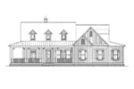 Lowcountry House Plan Front Elevation - Wylie Park Country Home 056D-0093 - Shop House Plans and More