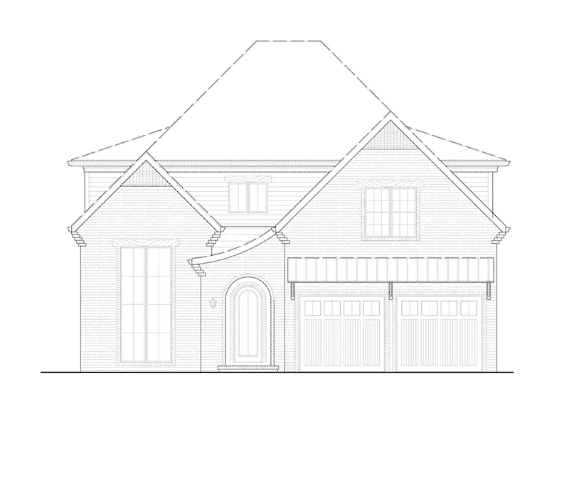 English Cottage House Plan Front Elevation - 056D-0094 - Shop House Plans and More