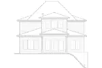 English Cottage House Plan Rear Elevation - 056D-0094 - Shop House Plans and More