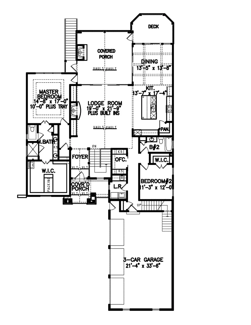 Farmhouse Plan First Floor - Lampshire European Farmhouse 056D-0100 - Shop House Plans and More