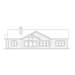 Ranch House Plan Rear Elevation - Cayden Modern Farmhouse 056D-0104 - Shop House Plans and More