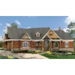 Country House Plan Front of Home - Donley Rustic Home 056D-0115 - Shop House Plans and More