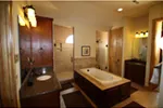 Mountain House Plan Master Bathroom Photo 01 - 056D-0118 - Shop House Plans and More