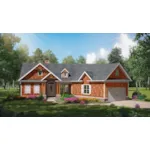 Country House Plan Front of Home - Hobbs Landing Country Home 056D-0122 - Shop House Plans and More