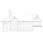 Craftsman House Plan Rear Elevation - Painter Hill Craftsman Home 056D-0127 - Shop House Plans and More