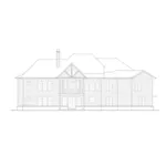 Rear Elevation - Ellis Lane Craftsman Home 056D-0133 - Search House Plans and More