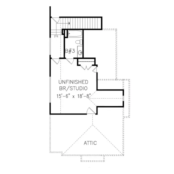 Arts & Crafts House Plan Second Floor - Boyd Bay Luxury Home 056D-0135 - Shop House Plans and More