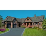 Arts & Crafts House Plan Front of Home - Boyd Bay Luxury Home 056D-0135 - Shop House Plans and More