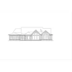 Country French House Plan Rear Photo 01 - Birdview Craftsman Home 056D-0136 - Shop House Plans and More