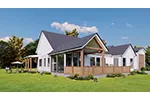 Farmhouse Plan Rear Photo 01 - 056D-0156 | House Plans and More
