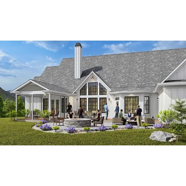 Rear Photo 02 - 056D-0163 | House Plans and More