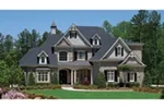 Arts & Crafts House Plan Front of Home - Bayonet Luxury Home 056S-0001 - Shop House Plans and More