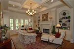 Traditional House Plan Living Room Photo 01 - Bayonet Luxury Home 056S-0001 - Shop House Plans and More