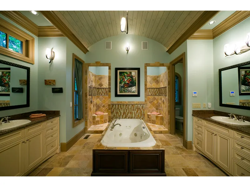 Country House Plan Master Bathroom Photo 01 - Horizon Bay Luxury Home 056S-0002 - Search House Plans and More